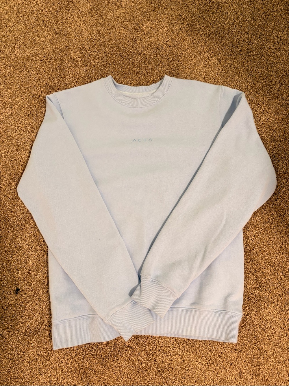 ACTA Small Light Blue Crewneck
